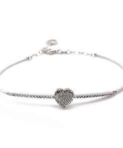 Armband Weißgold 585 mit 0,11 ct Diamanten – V000067