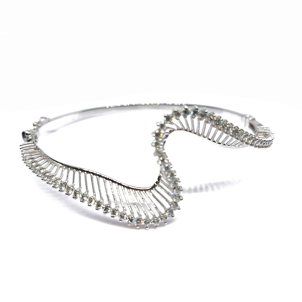 Armreif, Weißgold 750 mit 1,16 ct Diamanten (FP00026)