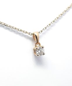 Anhänger Gelbgold 585 mit 0,15 ct Diamanten – P000430