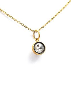 Retro-Anhänger Feingold / Silber 925 mit Diamanten – FE00102