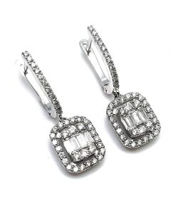 Ohrringe Weißgold 585 mit 0,80 ct Diamanten – P000363