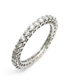Memoire-Verlobungsring Weißgold 585 mit 1,20 ct Diamanten – FP00075