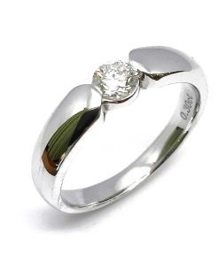 Verlobungsring Weißgold 585 mit 0,30 ct Diamanten – P00008
