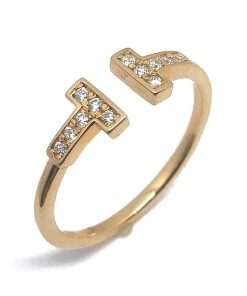 Damenring Gelbgold 585 mit 0,12 ct Diamanten – V000023