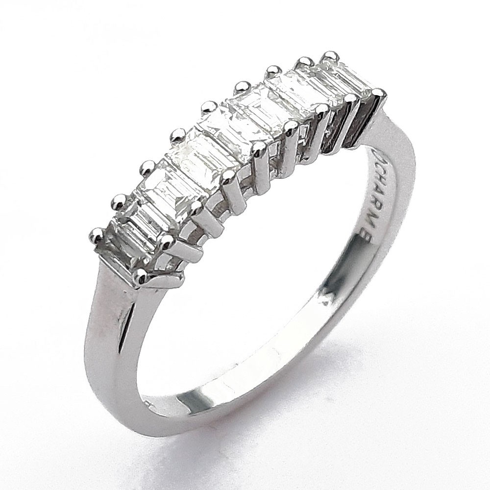 Damenring, Weißgold 585 mit 0,50 ct Diamanten (P000116)