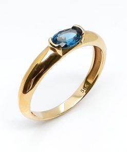 Damenring Gelbgold 585 mit Zirkonia – A000612