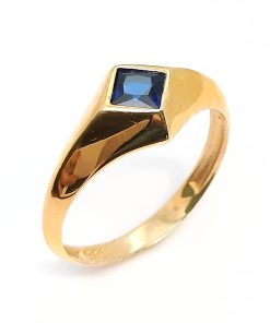 Damenring Gelbgold 585 mit Zirkonia – A000592
