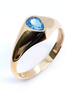 Damenring Gelbgold 585 mit Zirkonia – A000610