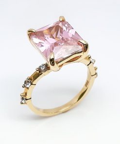 Damenring Gelbgold 585 mit Zirkonia – A001983