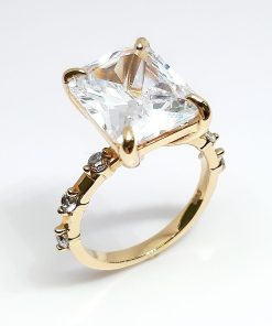 Damenring Gelbgold 585 mit Zirkonia – A001982