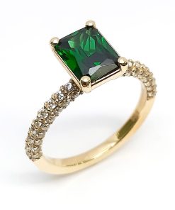 Damenring Gelbgold 585 mit Zirkonia – A001932