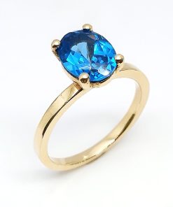 Damenring Gelbgold 585 mit Zirkonia – A002059