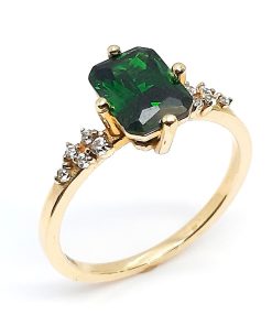 Damenring Gelbgold 585 mit Zirkonia – A001927